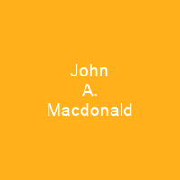 John A. Macdonald