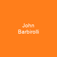 John Barbirolli
