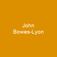 John Bowes-Lyon