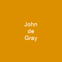 John de Gray