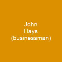 John Hays (businessman)
