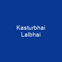 Kasturbhai Lalbhai