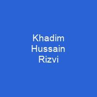 Khadim Hussain Rizvi