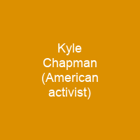 Kyle Chapman (American activist)