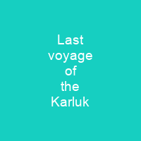Last voyage of the Karluk