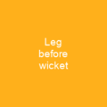 Leg before wicket