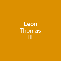 Leon Thomas III