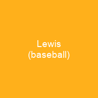 Lewis (baseball)