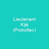 Lieutenant Kijé (Prokofiev)