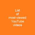 List of most-viewed Indian music videos on YouTube