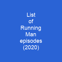 List of Running Man episodes (2020)