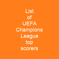 List of UEFA Champions League top scorers