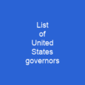 List of United States governors