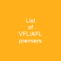 List of VFL/AFL premiers