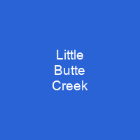 Little Butte Creek