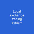 Local exchange trading system