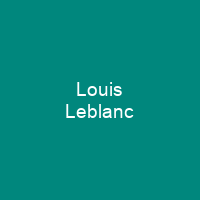 Louis Leblanc