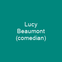 Lucy Beaumont (comedian)