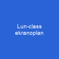 Lun-class ekranoplan