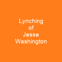 Lynching of Jesse Washington