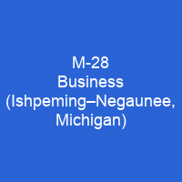 M-28 Business (Ishpeming–Negaunee, Michigan)