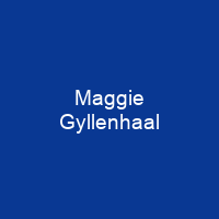 Maggie Gyllenhaal