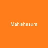 Mahishasura