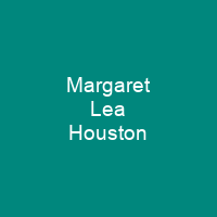 Margaret Lea Houston