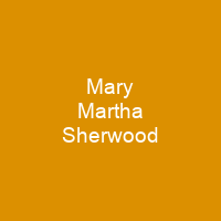 Mary Martha Sherwood