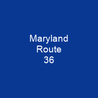 Maryland Route 36