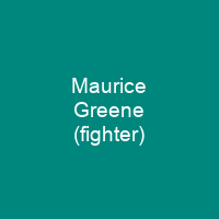 Maurice Greene (fighter)
