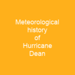 Meteorological history of Hurricane Dean