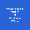 Meteorological history of Hurricane Wilma