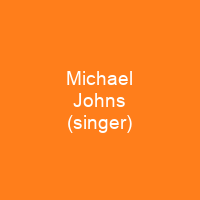 Michael Johns (singer)