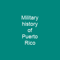Military history of Puerto Rico