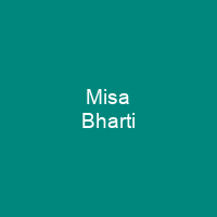 Misa Bharti