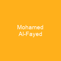 mohamed fayed al shortpedia