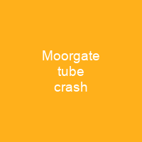 Moorgate tube crash