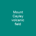 Mount Cayley volcanic field