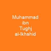 Muhammad ibn Tughj al-Ikhshid