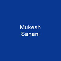 Mukesh Sahani