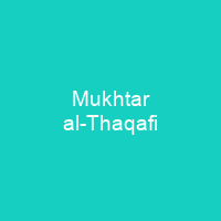 Mukhtar al-Thaqafi