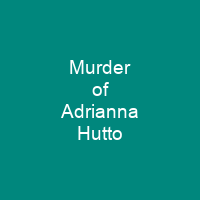 Murder of Adrianna Hutto