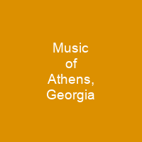 Music of Athens, Georgia