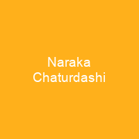 Naraka Chaturdashi