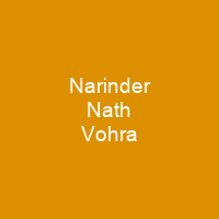 Narinder Nath Vohra