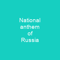 National anthem of Russia