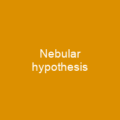 Nebular hypothesis