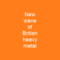 New wave of British heavy metal