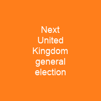 Next United Kingdom general election